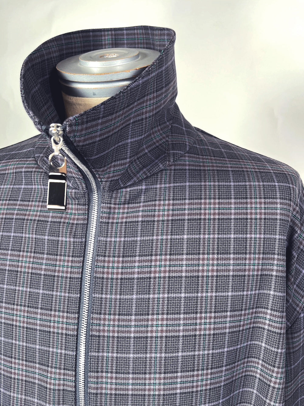 LB23AW-SHBL01-CWE-CK | ダブルカフストラックシャツジャケット | CHECK×BLACK