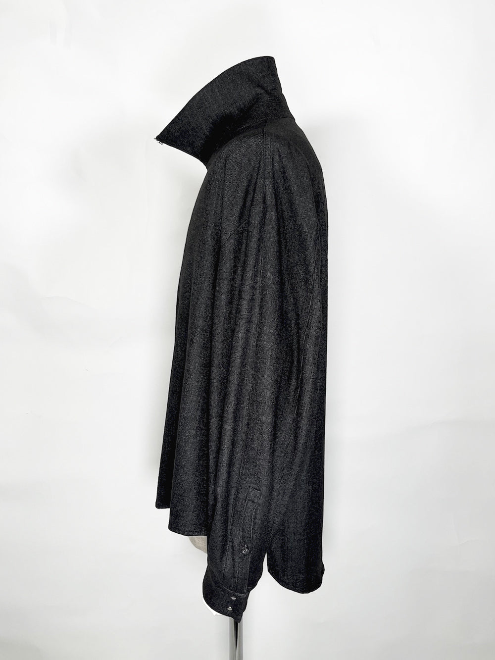 LB23AW-SHBL01-CWE-PL | ダブルカフストラックシャツジャケット | IRON×PLASTER