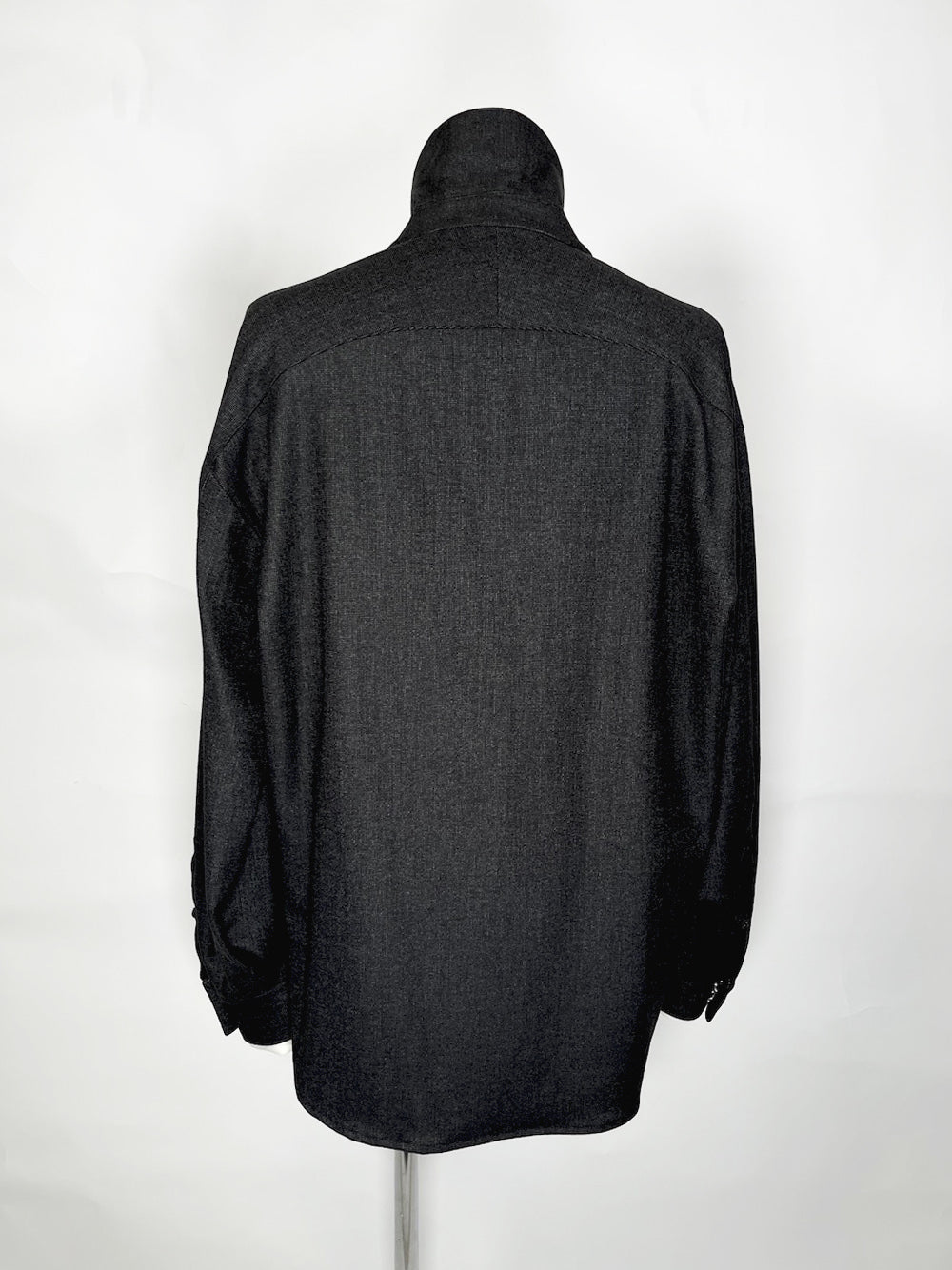 LB23AW-SHBL01-CWE-PL | ダブルカフストラックシャツジャケット | IRON×PLASTER