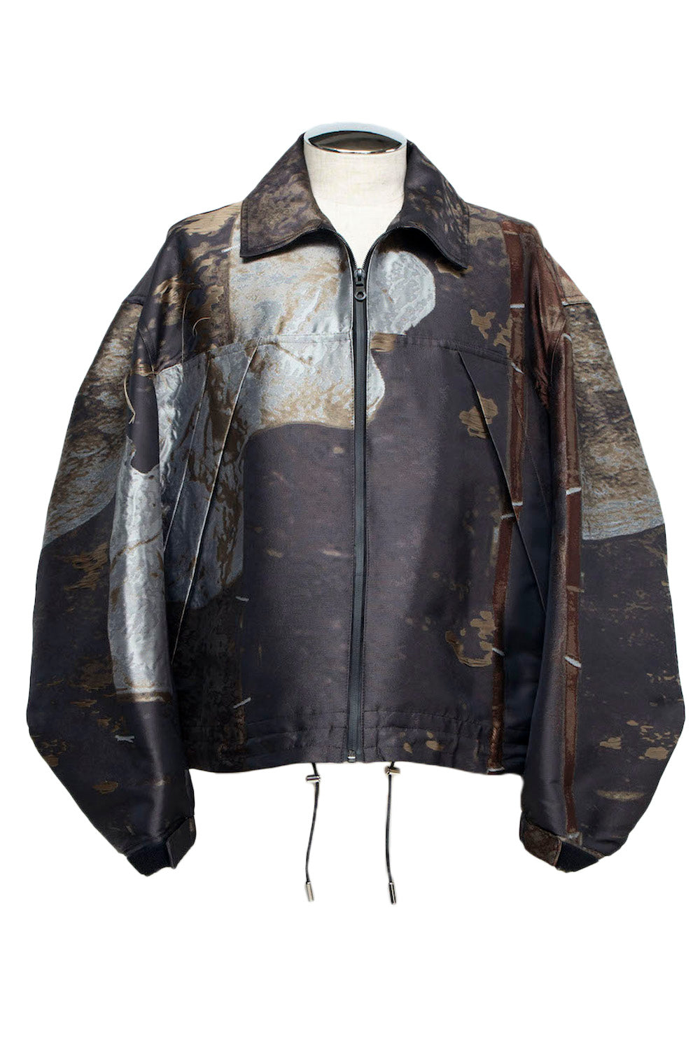 LB24AW-BL01-JQD | 艺术图案做旧提花 CWU 夹克 | LUMBER&METAL
