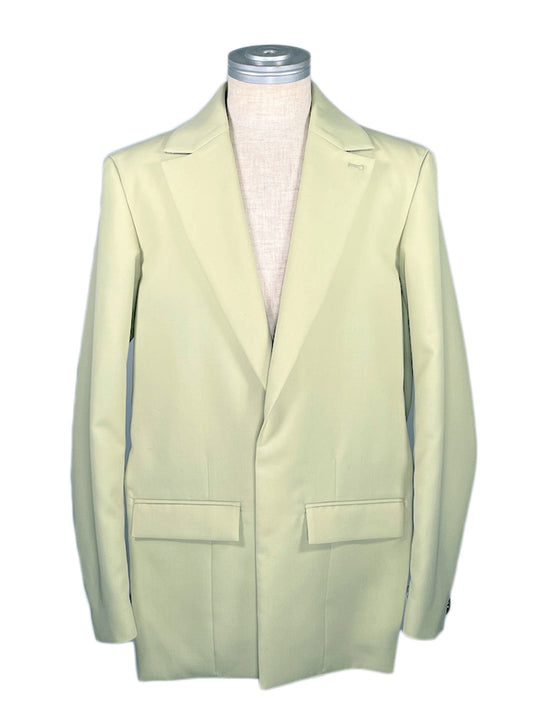 LB24AW-JK06-ADK | Side vent tailored jacket | LIME GREEN