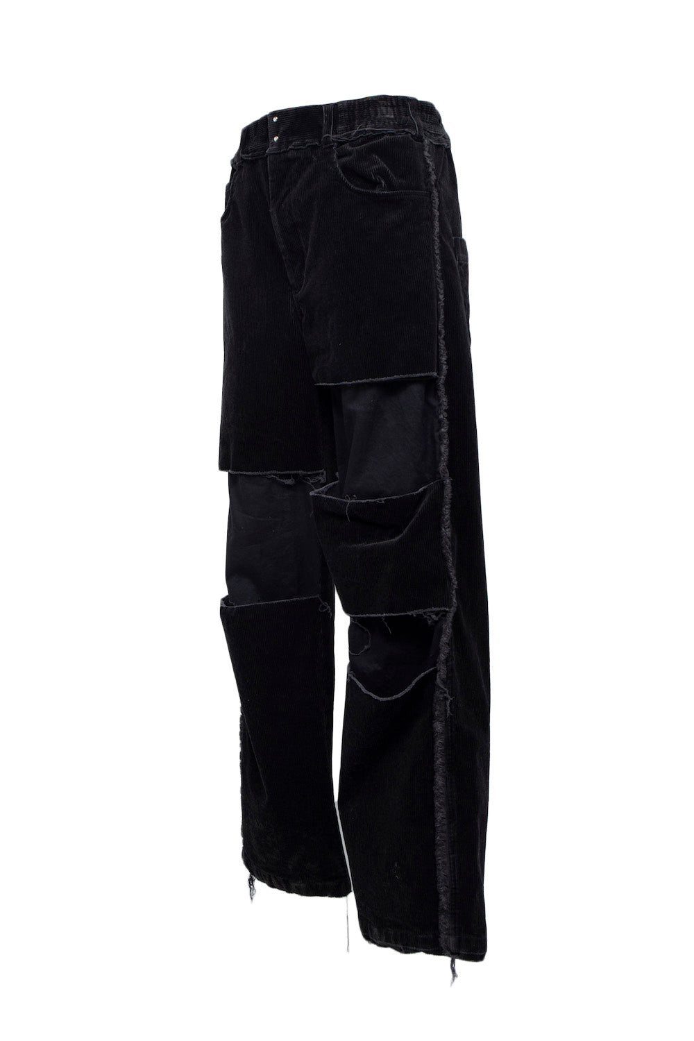 LB25AW-PT02-CDR | Reconstructed 5-Pocket Pants (Corduroy) | BLACK