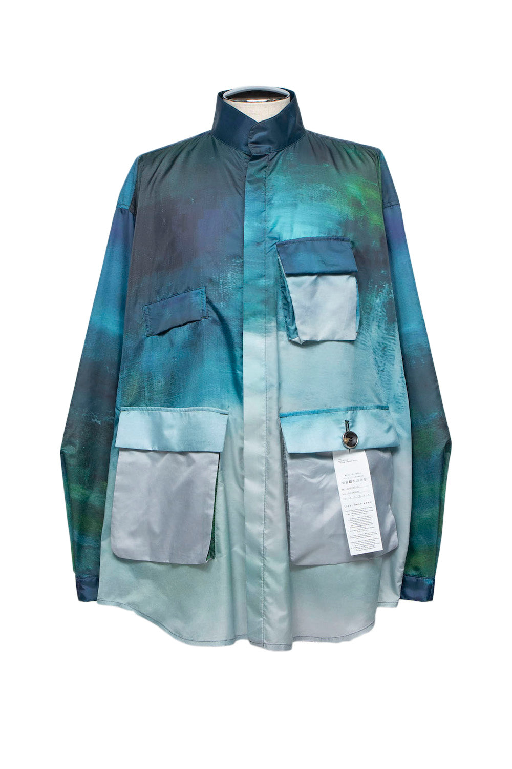 <LAST 1点>LB25SS-SH07-LSC | オリジナルグラフィック M-65モチーフシャツジャケット | COLD LANDSCAPE