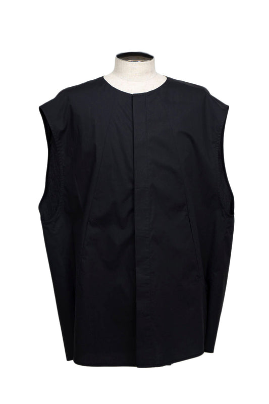 〈再入荷〉LBLM-ESSH01 | ノースリーブインナーブラウス | BLACK