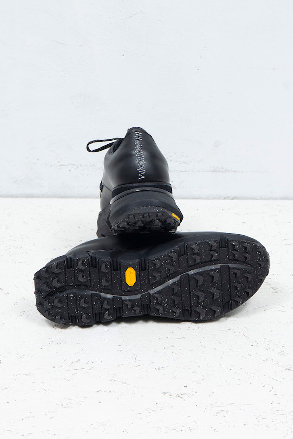 *限定* *復刻版* LBLM-SHOES01 | ステッチワークドッキングレザーシューズ | BLACK