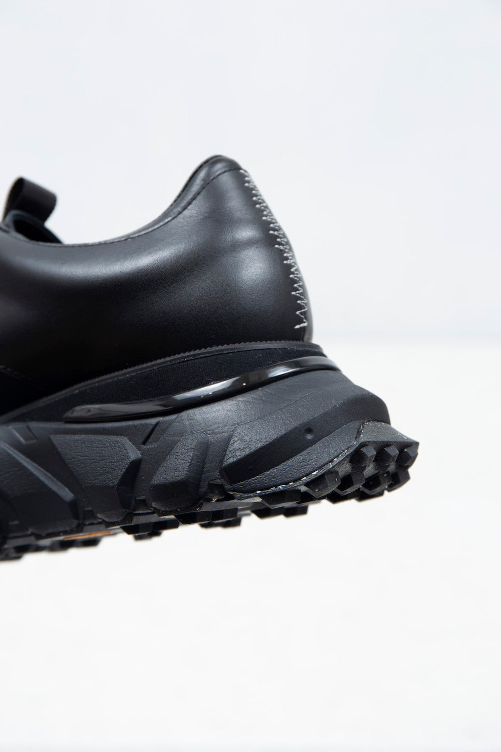 *限定* *復刻版* LBLM-SHOES01 | ステッチワークドッキングレザーシューズ | BLACK