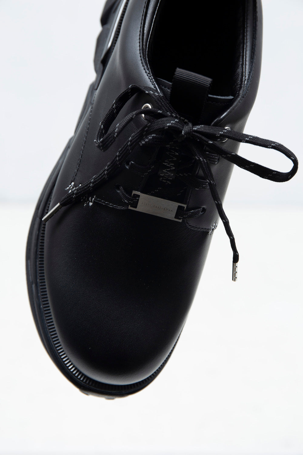 *限定* *復刻版* LBLM-SHOES01 | ステッチワークドッキングレザーシューズ | BLACK