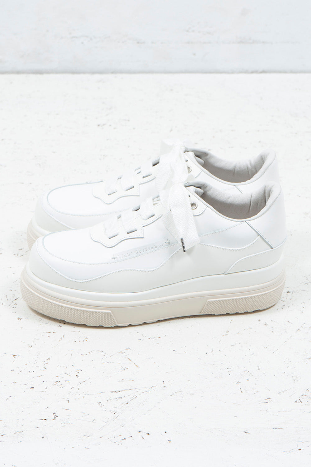<LAST 1点> *限定* LBLM-SHOES02 | コンビネートプラットフォームスニーカー | OFF WHITE