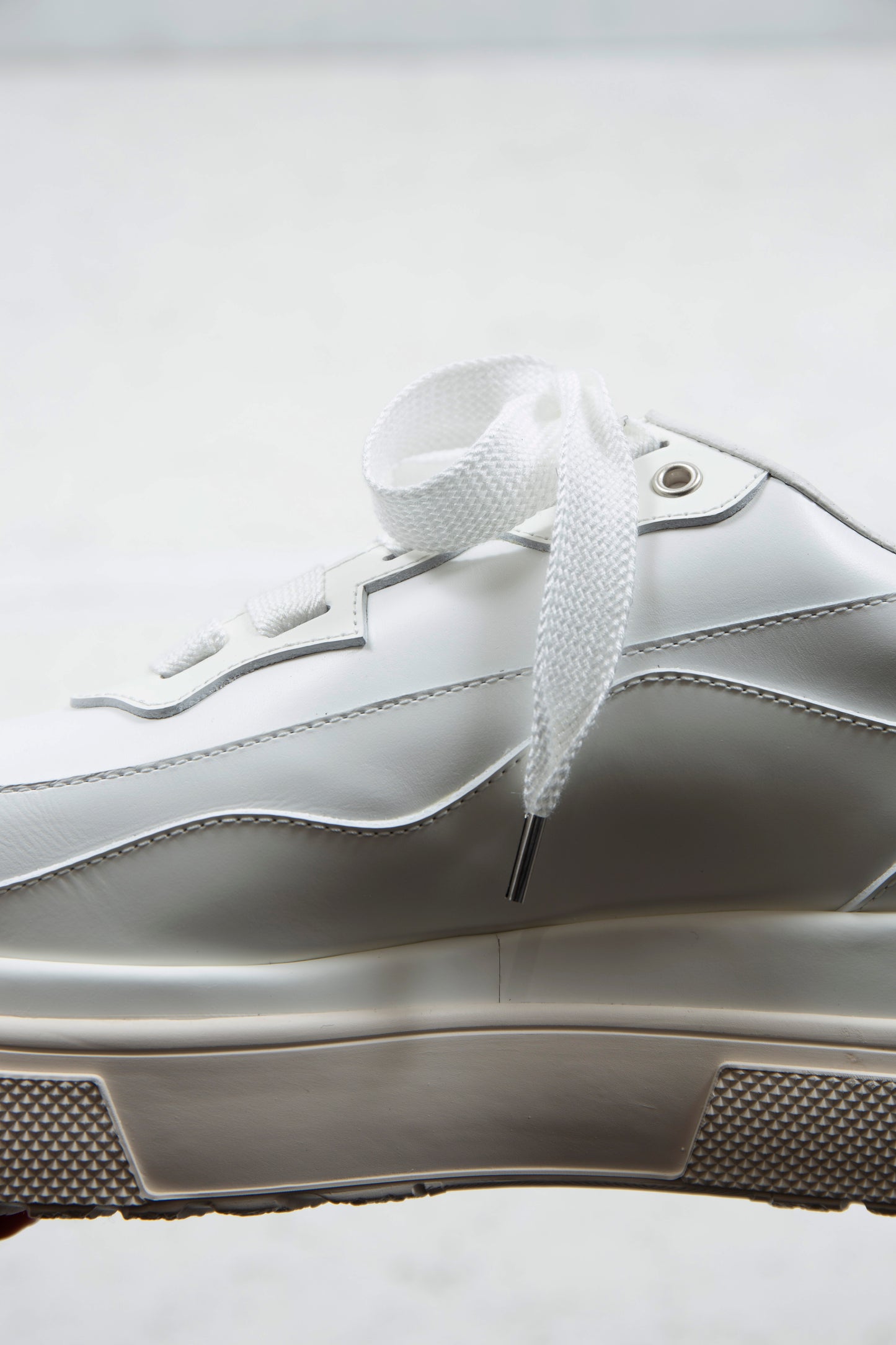 <LAST 1点> *限定* LBLM-SHOES02 | コンビネートプラットフォームスニーカー | OFF WHITE