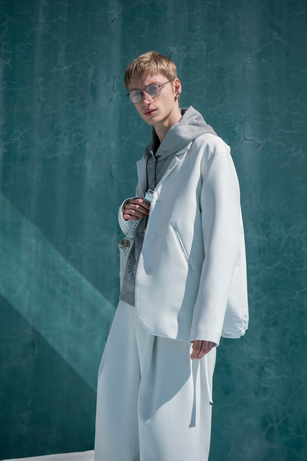 LB23AW-PK01-STC | 3D 石膏风格颜料连帽衫 | CONCRETE