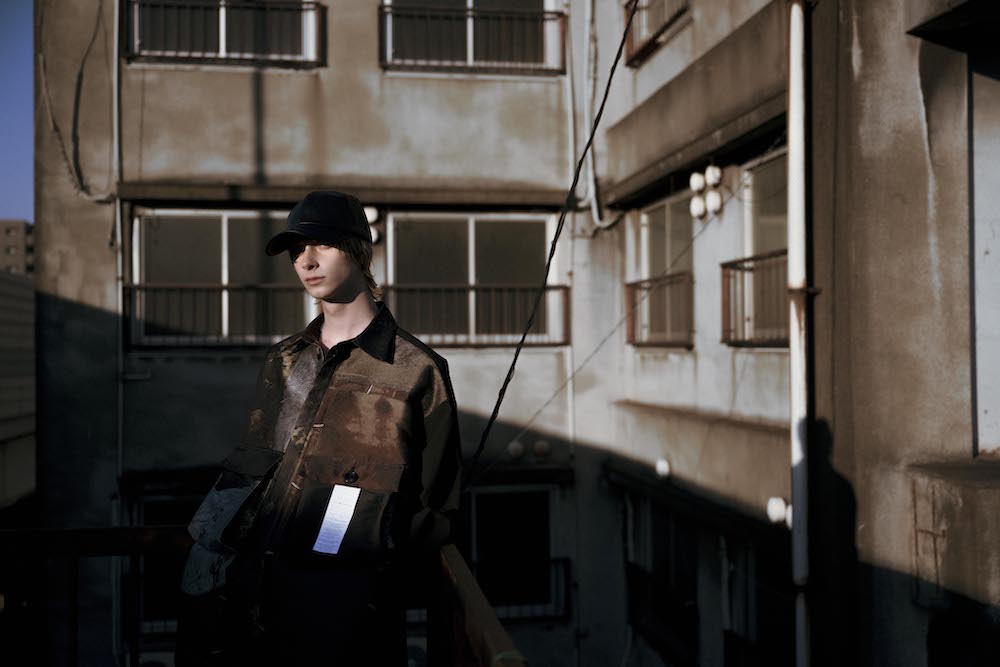 LB24AW-SH07-JQD-NBG | 艺术图案做旧提花 CPO 衬衫夹克 | LUMBER&METAL