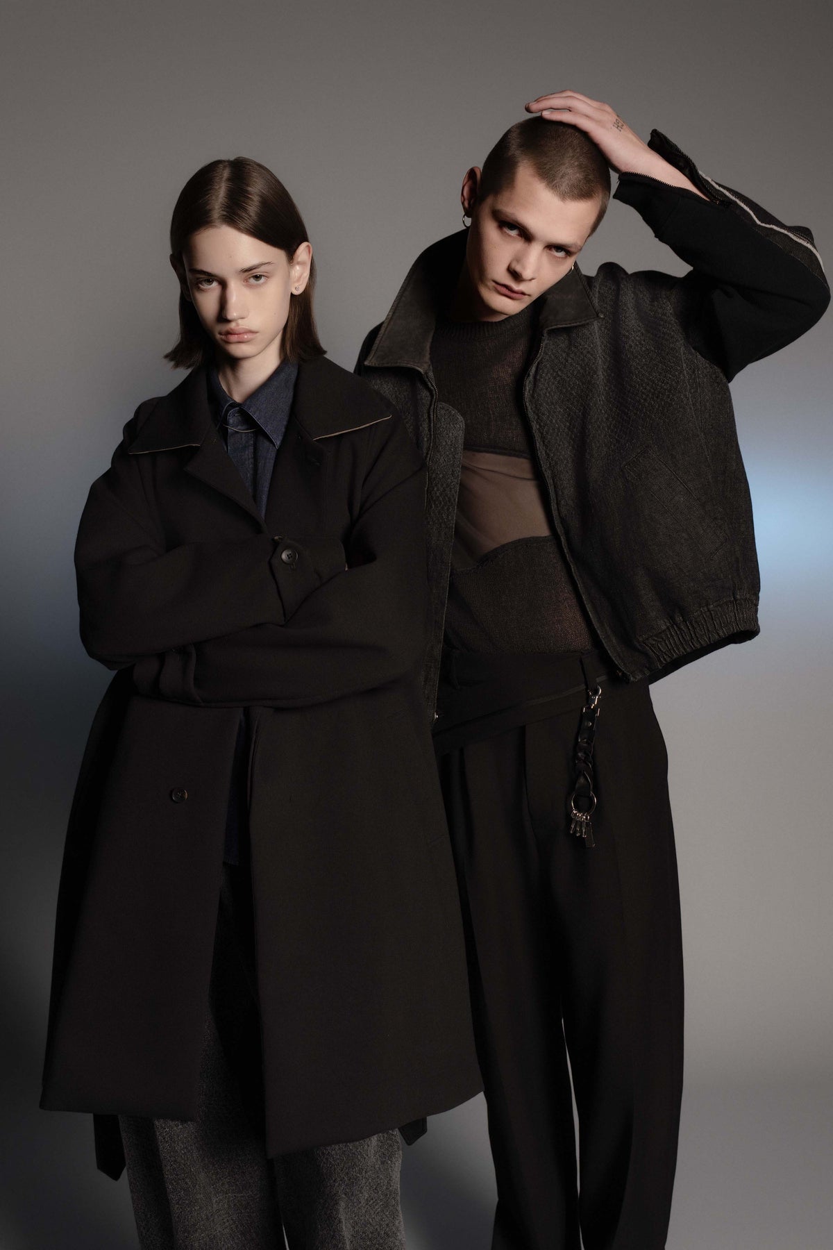 LB25AW-JK02-JQS | Reconstructed Carpenter Jacket (Jacquard) | IVY