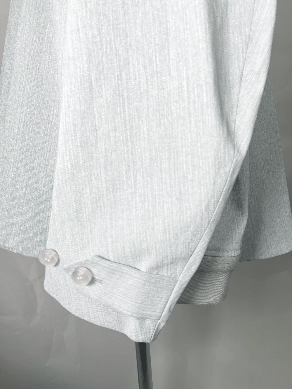 LB23SS-BL02-PDN | 颜料染色牛仔甲板夹克 | 白色颜料染色