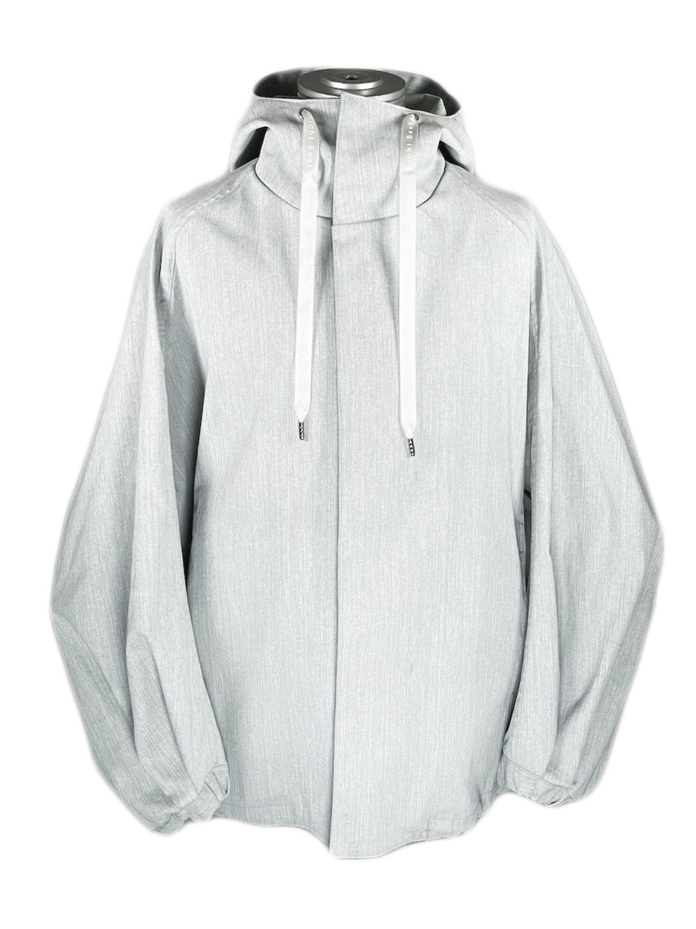 LB23SS-BL03-PDN | ピグメントダイドフードブルゾン | WHITE PIGMENT DYED