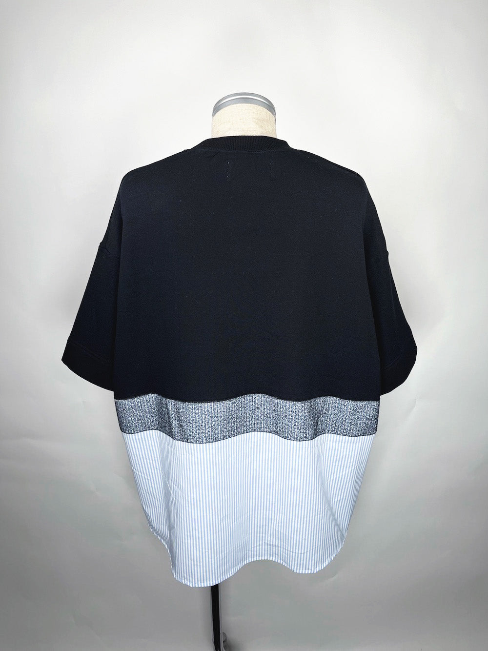 LB23SS-PO03-NDP | ニードルパンチドッキングプルオーバー | SAXSTRIPE×BLACK