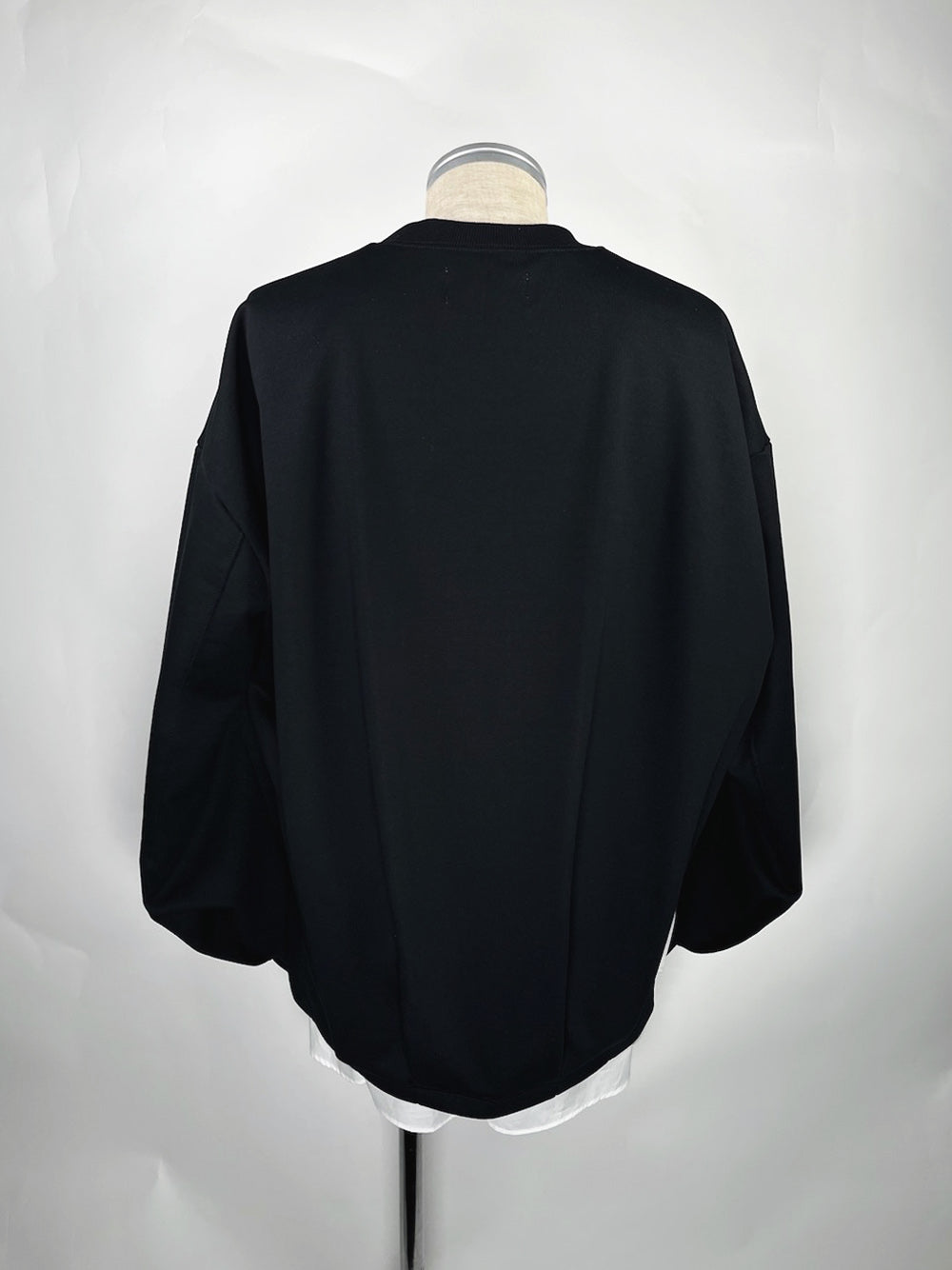 LB23SS-PO04-FPR | 混合印花套装套头衫 | 黑色