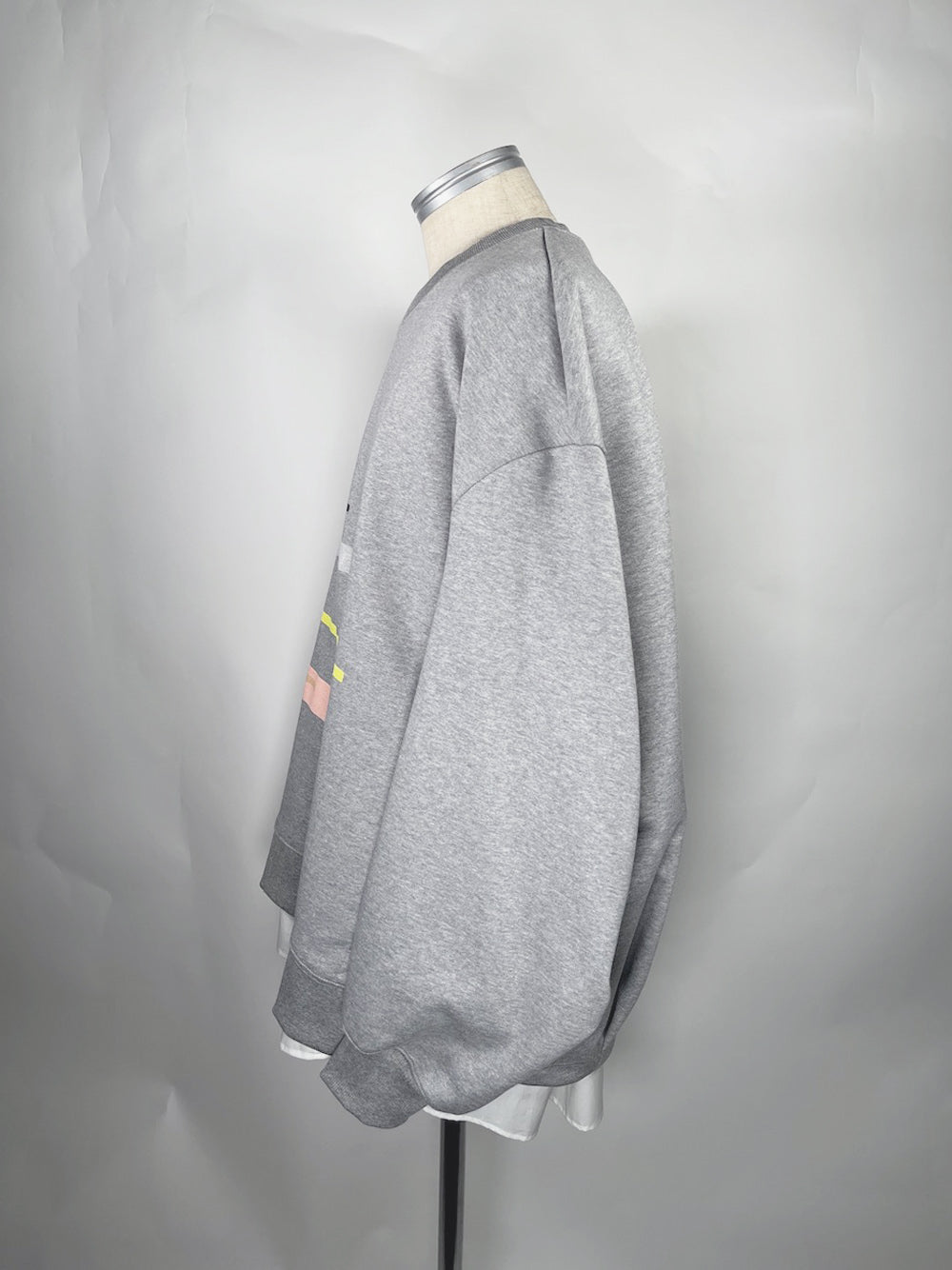 LB23SS-PO04-FPR | Mix Print Ensemble Pullover | GRAY MARL