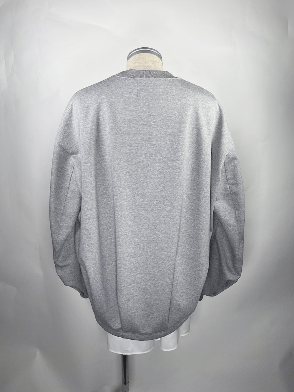 LB23SS-PO04-FPR | Mix Print Ensemble Pullover | GRAY MARL