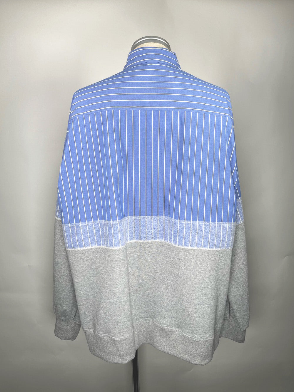 LB23SS-SH01-NDP | ニードルパンチドッキングシャツ | BLUESTRIPE×GRAY