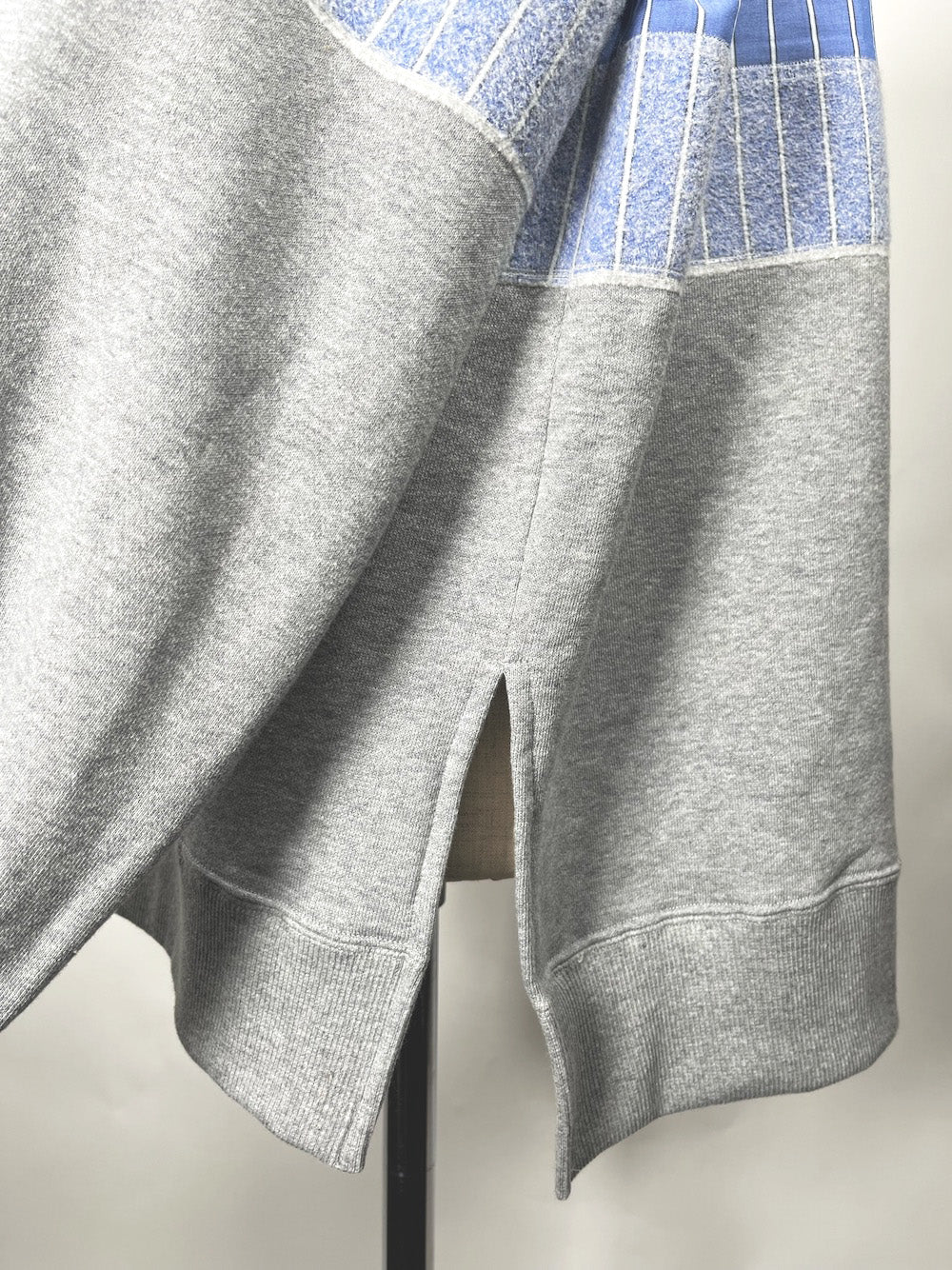 LB23SS-SH01-NDP | ニードルパンチドッキングシャツ | BLUESTRIPE×GRAY