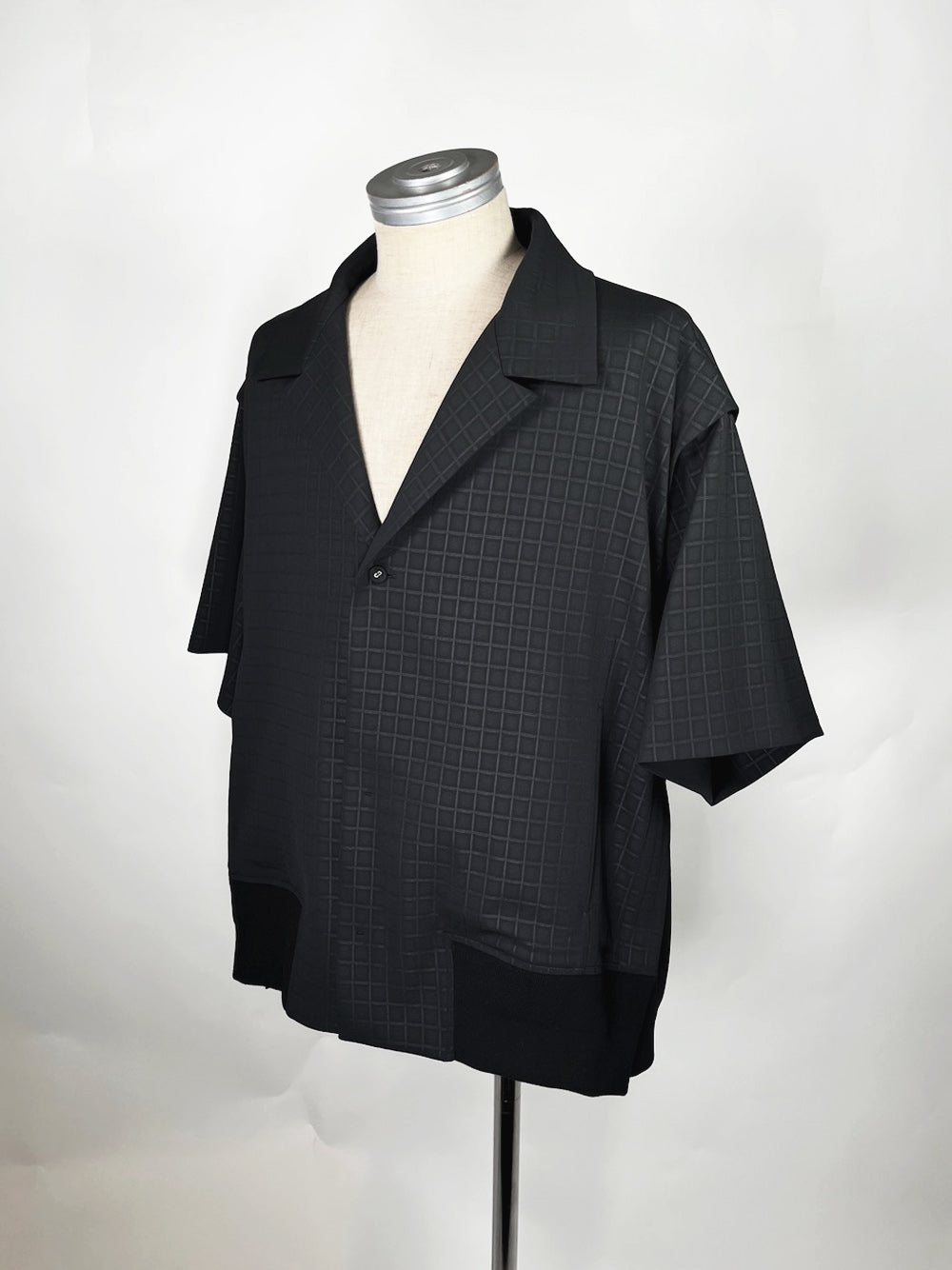 LB23SS-SJK03-ERW | エンボスリリーワルツデタッチャブルサマージャケット | BLACK