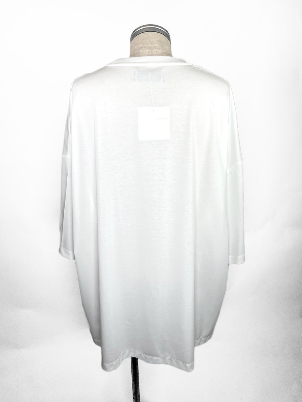 LB23SS-TE03-FPR | Mix Print Side Vent T-shirt | WHITE
