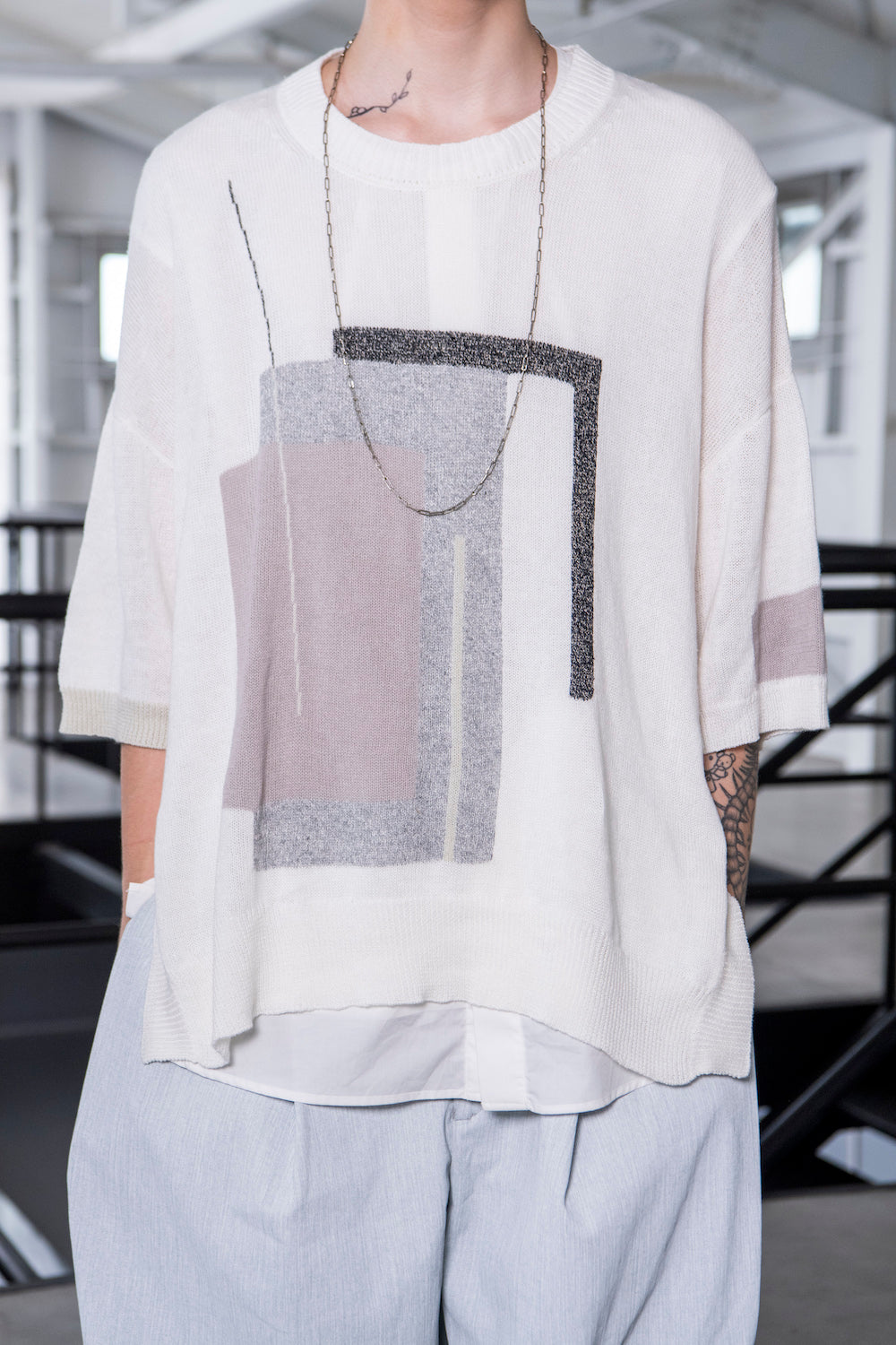 LB23SS-ESSH01-BC | ユーティリティインナーシャツ | WHITE