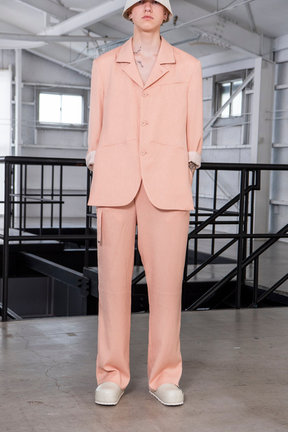 LB23SS-JK05-ALN | 3Bサイドベンツジャケット | CORAL