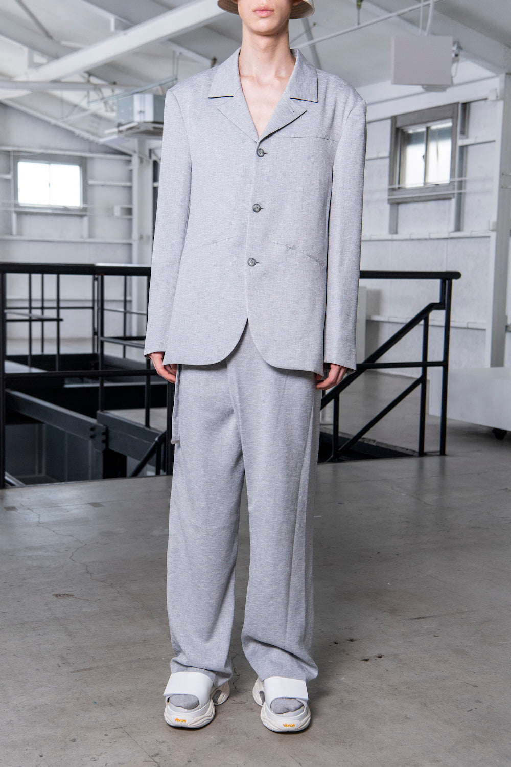 LB23SS-JK05-ALN | 3Bサイドベンツジャケット | GRAYMARL
