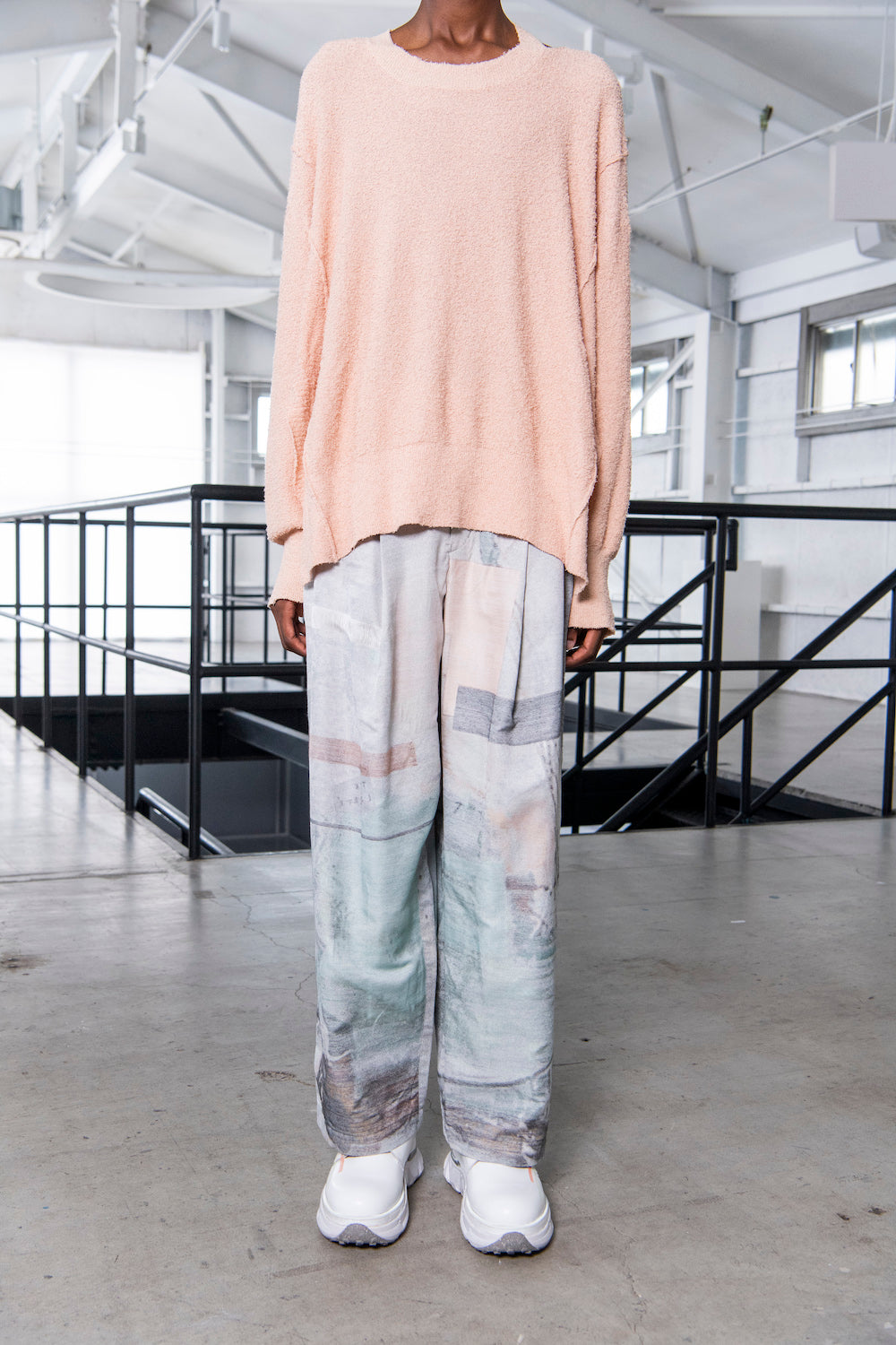 LB23SS-KN02-PL | ピンチョスヤーンサイドベントサマーニット | CORAL