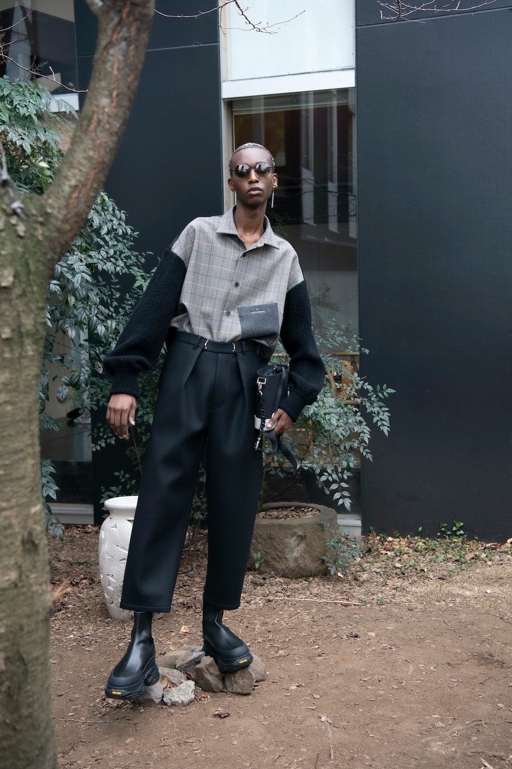 LB22AW-PT02-BWS #BLACK.