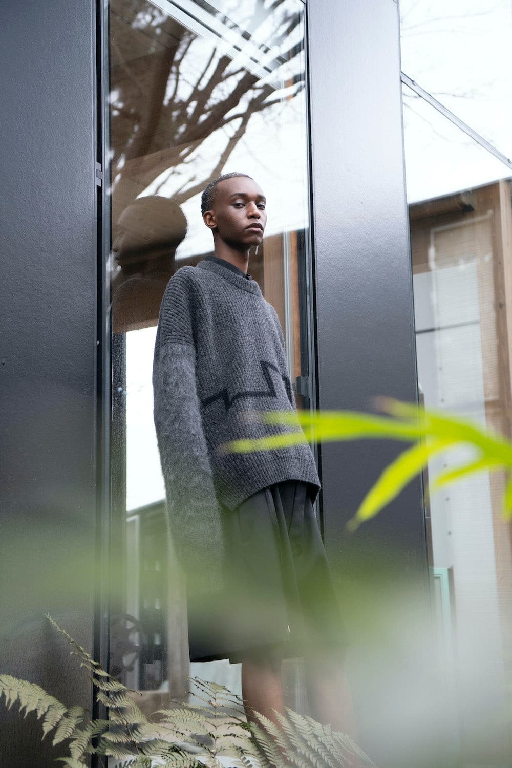 LB22AW-KN02-MH #CHARCOAL×CHARCOAL.