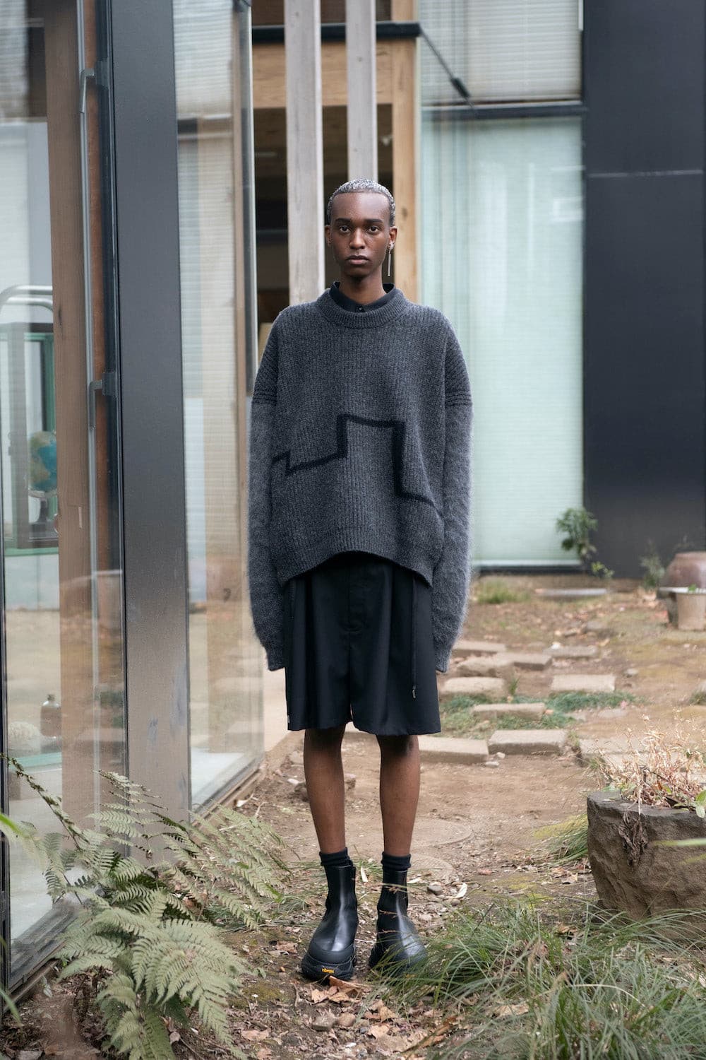 LB22AW-KN02-MH #CHARCOAL×CHARCOAL.