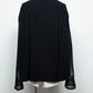 *Limited Color* LB24AW-PO06-FSJ | Faux Layer Boat Neck Pullover | BLACK×WHITE PIN STRIPE