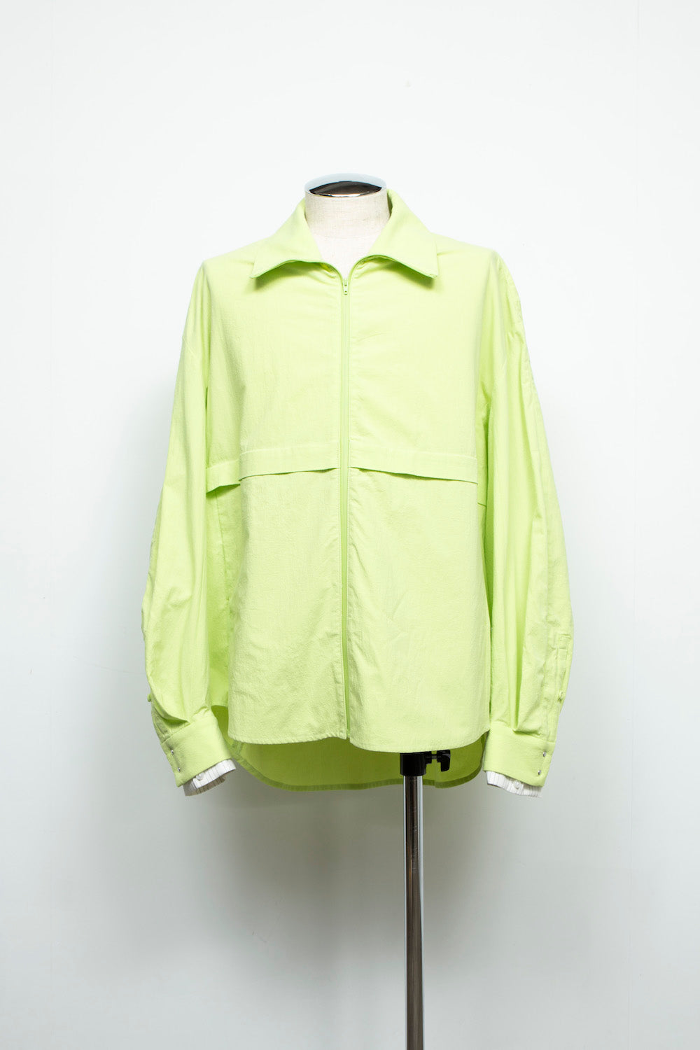 LB24AW-SHBL01-OMS | Omi Sable Track Shirt Blouson | NEON GREEN