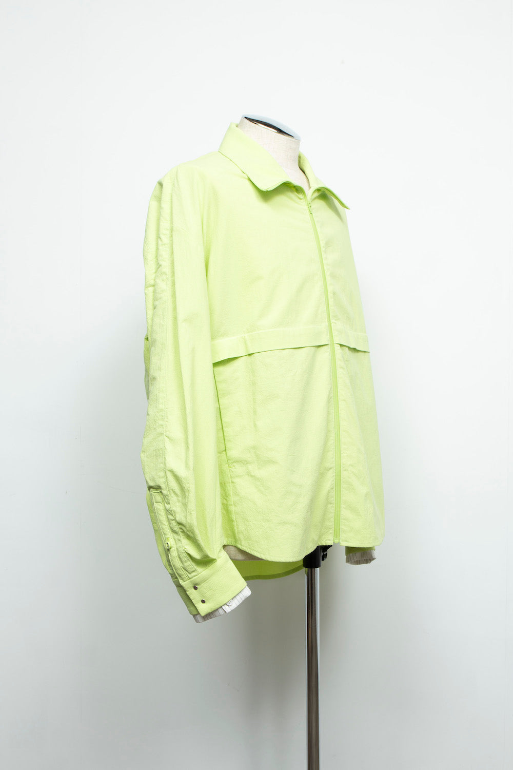 LB24AW-SHBL01-OMS | Omi Sable Track Shirt Blouson | NEON GREEN