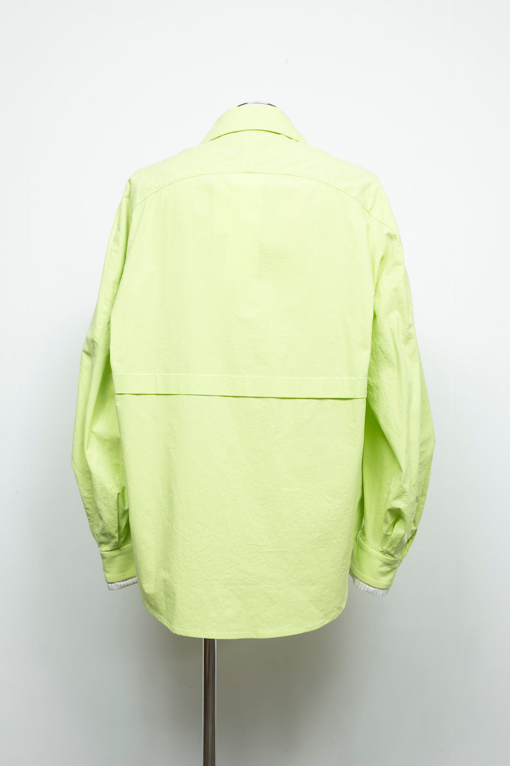 LB24AW-SHBL01-OMS | Omi Sable Track Shirt Blouson | NEON GREEN