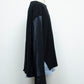 LB24AW-PO06-FSJ | フェイクレイヤーボートネックプルオーバー | BLACK×SAX STRIPE