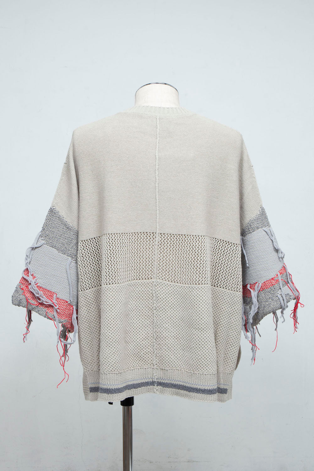 *Limited Edition* LB24SS-KNPS01-TRA-TE | Thread Intarsia Summer Knit Crew Neck | SAND 
