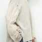 LB24AW-PO06-FSJ | フェイクレイヤーボートネックプルオーバー | IVORY×OFFWHITE STRIPE