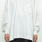 LB24AW-PO07-ITD | Taping Aid Damage Pullover | OFF WHITE