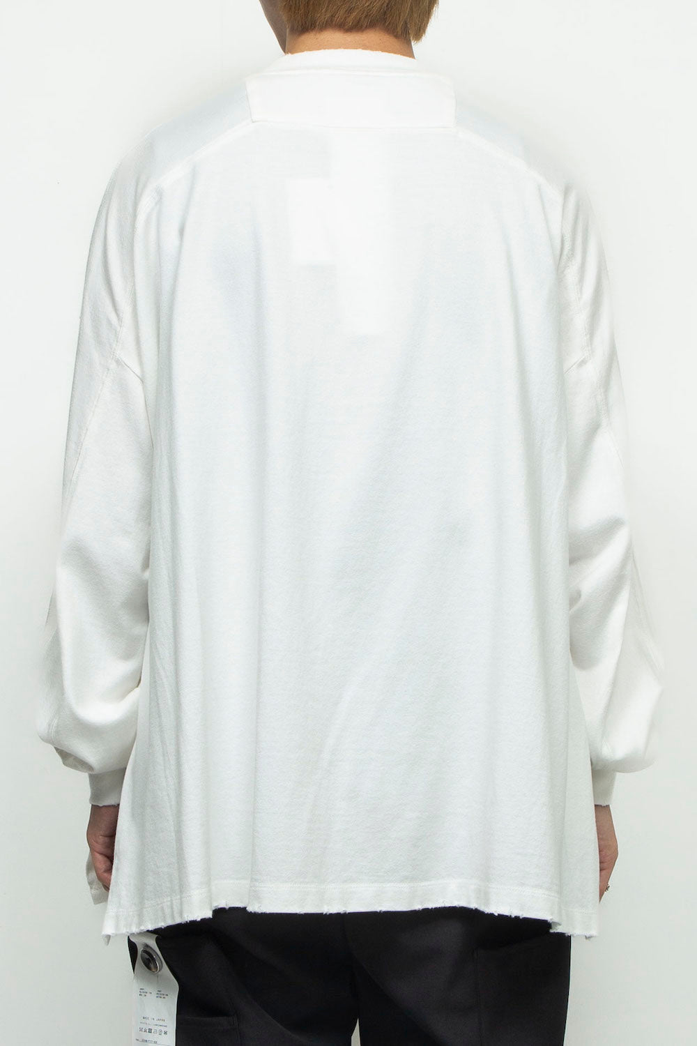 LB24AW-PO07-ITD | テーピングエイドダメージプルオーバー | OFF WHITE