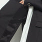 <LAST 1点> LB24AW-JK06-ADK | サイドベントテーラードジャケット | BLACK