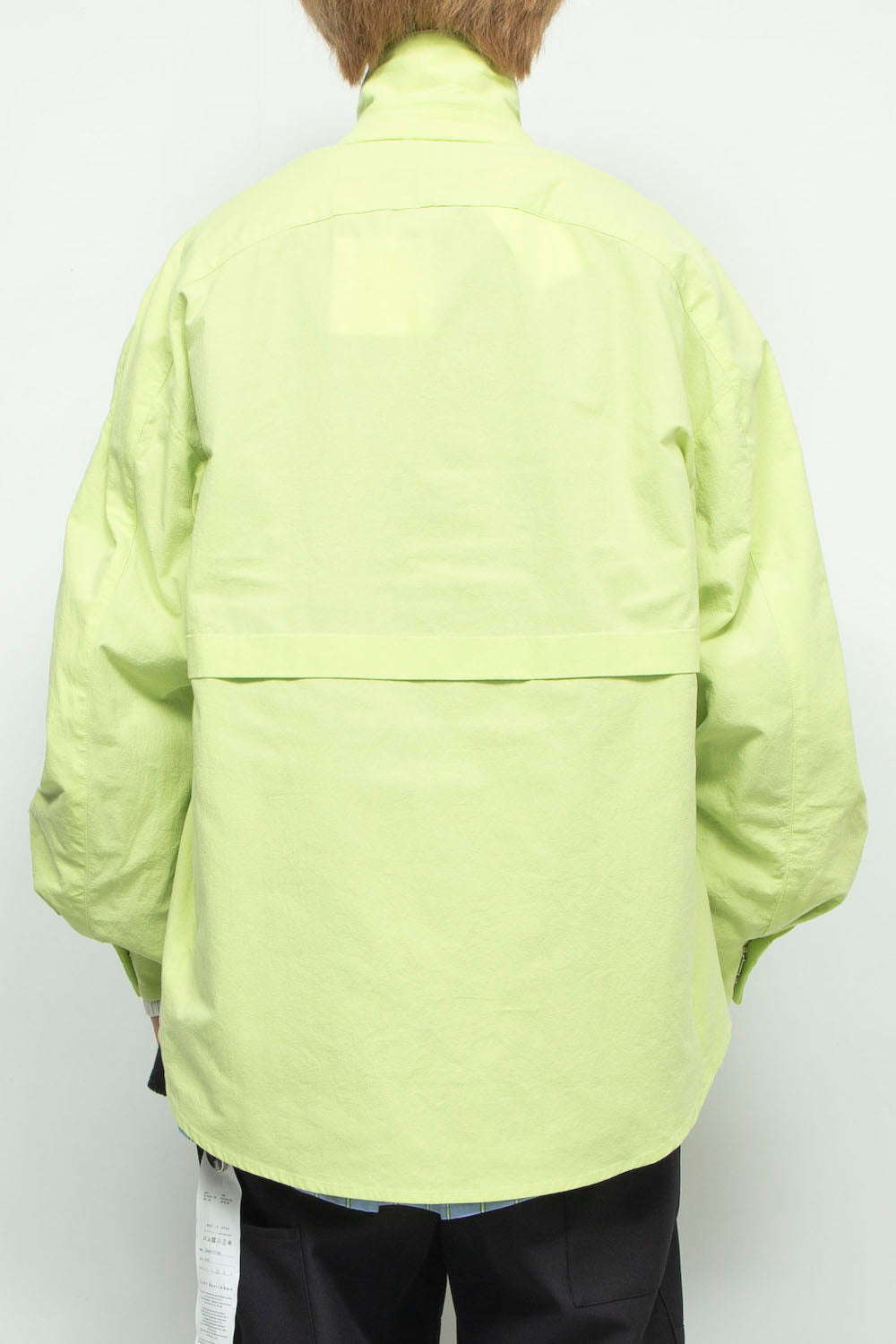 LB24AW-SHBL01-OMS | Omi Sable Track Shirt Blouson | NEON GREEN