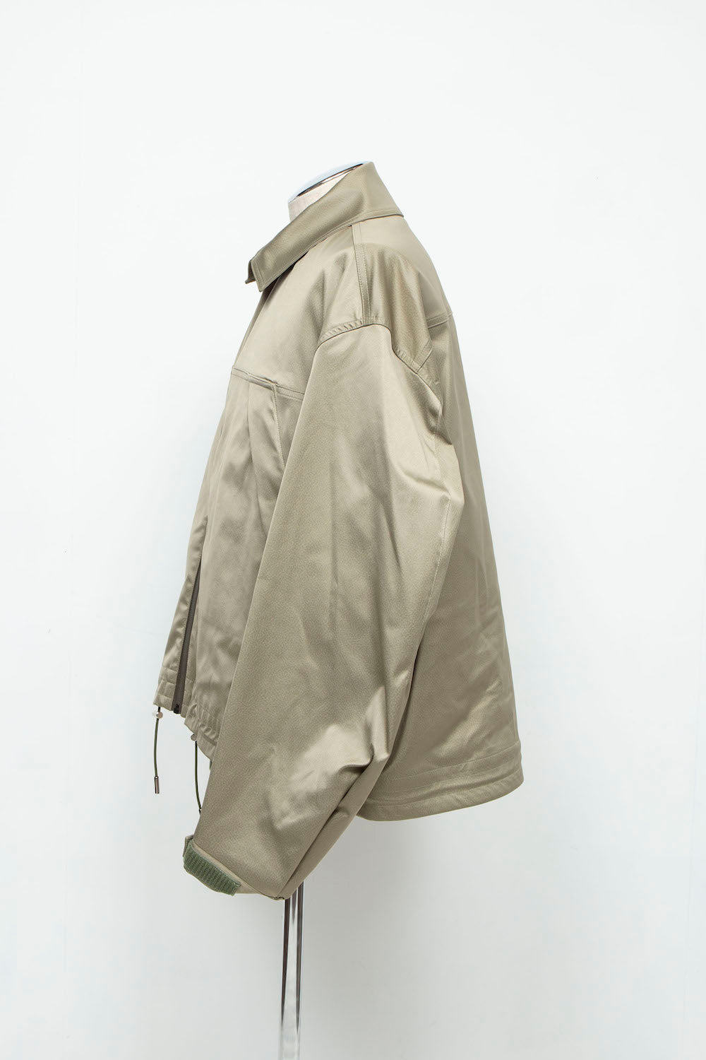 <LAST 1点> LB24AW-BL01-EMBLTH | FAKE-FAKE LEATHERサイドジップベントCWUジャケット | SAGE