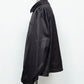 LB24AW-BL01-EMBLTH | FAKE-FAKE LEATHERサイドジップベントCWUジャケット | BLACK