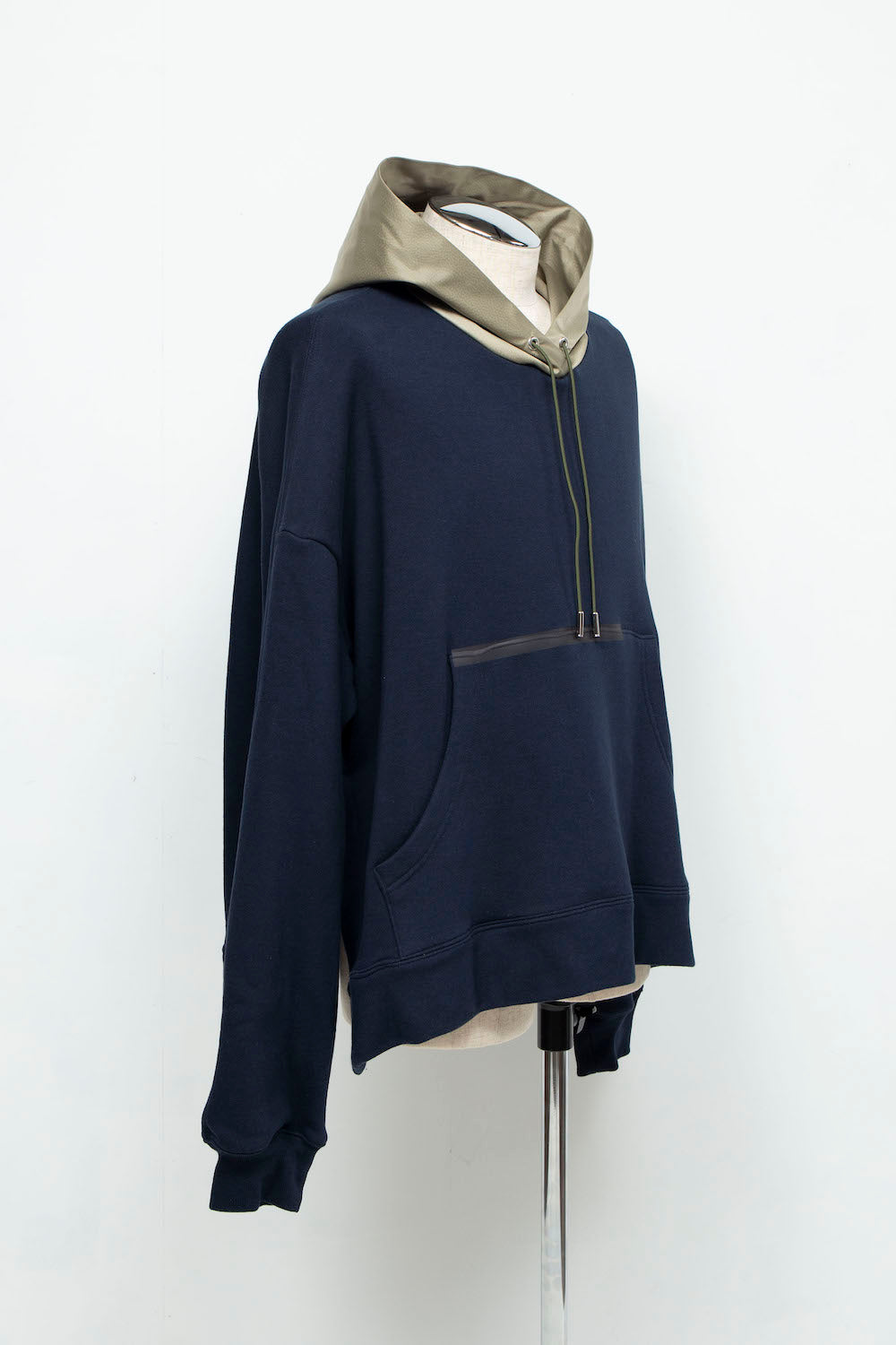 LB24AW-PK01-YGEMB | テーピングエイドコンビネーションフーディ | DARK NAVY×SAGE