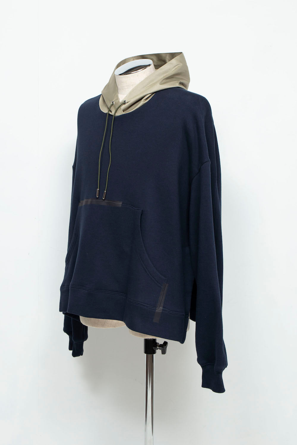 LB24AW-PK01-YGEMB | テーピングエイドコンビネーションフーディ | DARK NAVY×SAGE