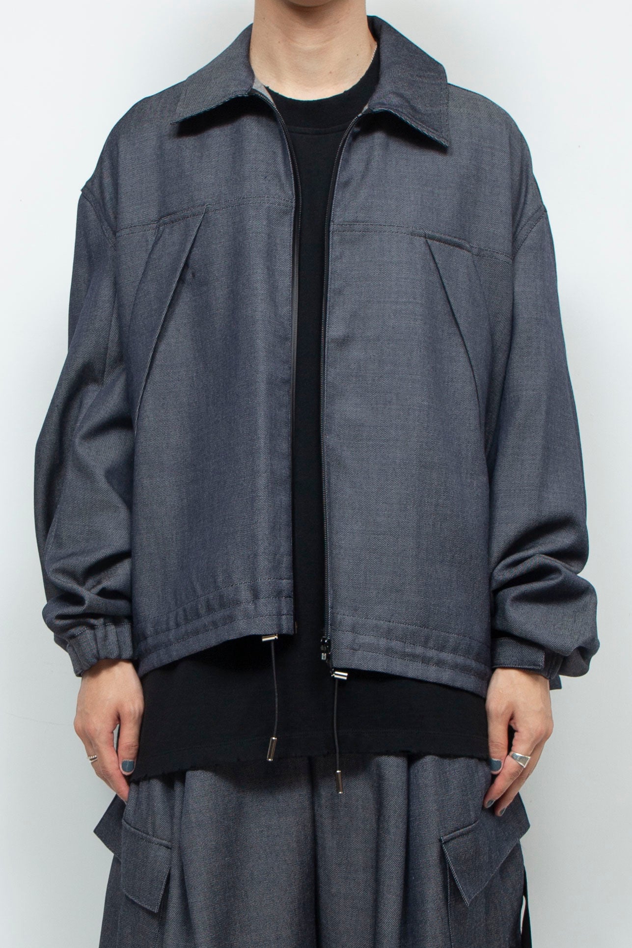 <LAST 1点> LB24AW-BL01-WDN | ウールフェイクデニムCWUジャケット | NAVY