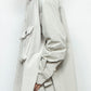 LB24AW-SH07-PAK-NBG | ハンドステッチCPOシャツジャケット | FROSTY WHITE